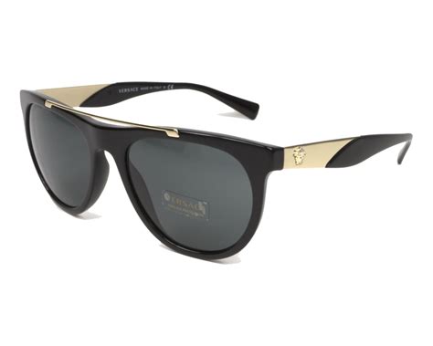 Versace™ VE4347 GB1/87 56 Black Sunglasses 